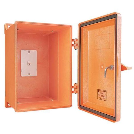 Gai-Tronics 255-003OR - Latch 14-5/8 in H, 10-1/2 in D, 10.9 in W, 4 X, Plastic