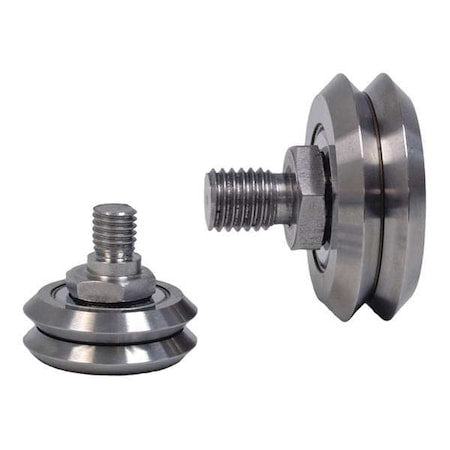 Bishop-Wisecarver SWSC1A - Guide Wheel,49/64 in Dia,Std,Dbl Sealed