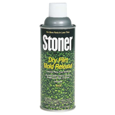 Stoner E408 - Dry Film Mold Release, 12 oz, Aerosol