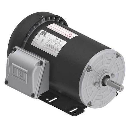 Weg .7512ES3E56-S - Three-Phase General Purpose Motor, 3/4 HP, 56 Frame, 208-230/460 V AC Voltage, 1,155 Nameplate RPM