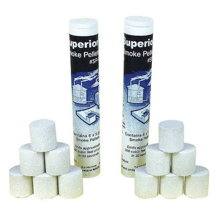 Superior Smoke SP5 - Smoke Pellets, Solid, White, PK12