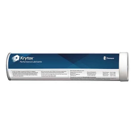 Krytox GPL-227 - Corrosion Inhibitor, 0.8 kg, Cartridge, Synthetic Base, 550 Degrees F Max Op Temp, White