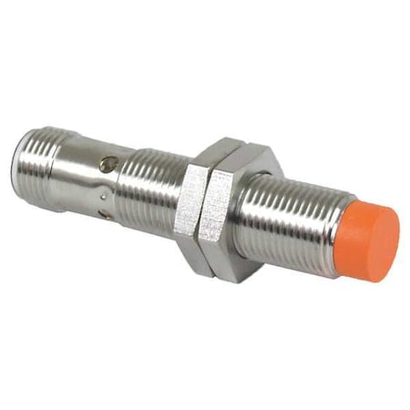 Ifm IFS205 - Cylindrical, Inductive Proximity Sensor, 12 mm Dia., Brass, M12, 3 Wires, Unshielded