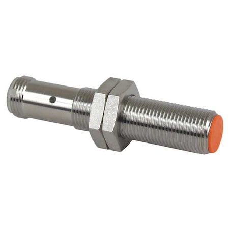Ifm IF7102 - Cylindrical, Inductive Proximity Sensor, 12 mm Dia., Brass, M12, 3 Wires, Shielded