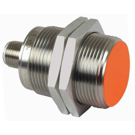 Ifm IIS204 - Cylindrical, Inductive Proximity Sensor, 30 mm Dia., Brass, M12, 3 Wires, Shielded