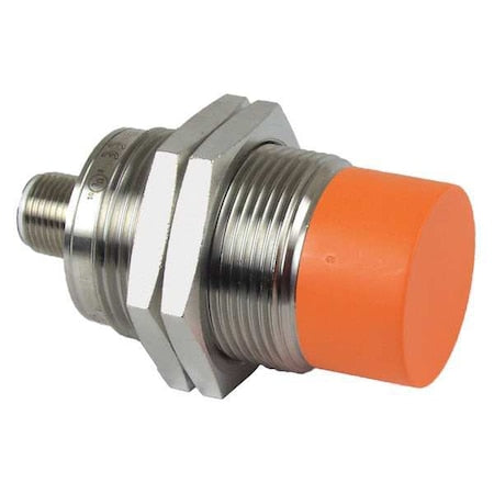 Ifm IIS205 - Cylindrical, Inductive Proximity Sensor, 30 mm Dia., Brass, M12, 3 Wires, Unshielded