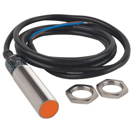 Ifm IG0327 - Cylindrical, Inductive Proximity Sensor, 18 mm Dia., Brass, 2 m, Bare Wire, 2 Wires, Shielded