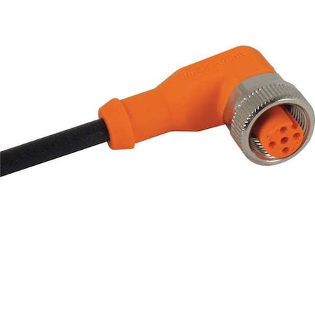 Ifm EVC005 - Cordset,5 Pin,Receptacle,Female