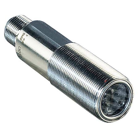 Ifm OGE500 - Through-Beam Photoelectric Sensor Receiver, M12, Right Angle, Cylindrical, Selectable Light On/Dark On, PNP