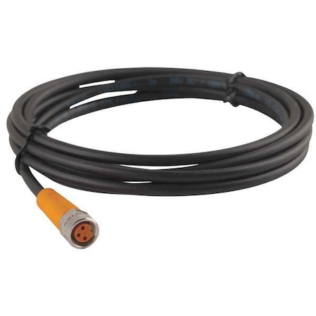 Ifm EVC141 - Cordset,3 Pin,Receptacle,Female