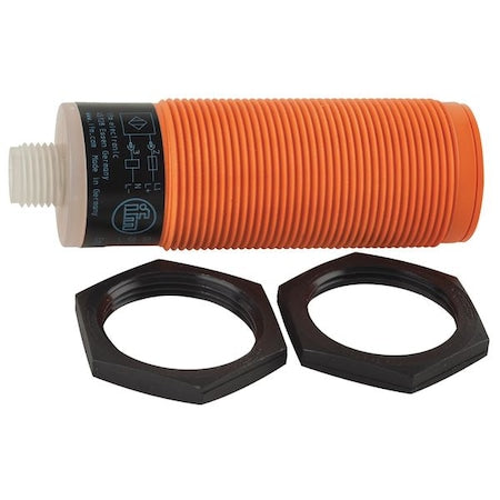 Ifm KI0054 - Capacitive, Cylindrical Proximity Sensor, 30 mm Dia., PBT, 1/2 in Connector, 2 Wires, Unshielded