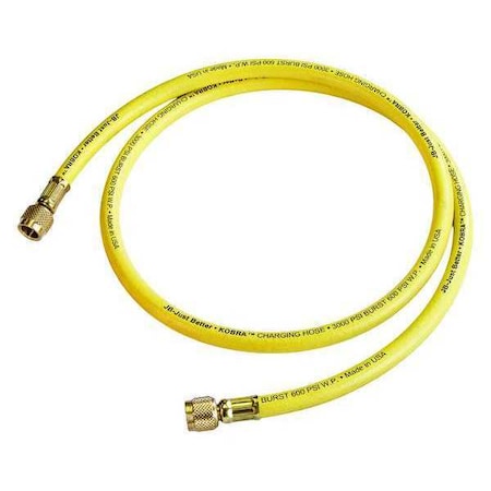 Jb Industries CL6-60Y - Hose, 5 ft L, Yellow, 600 psi, 1 Hose