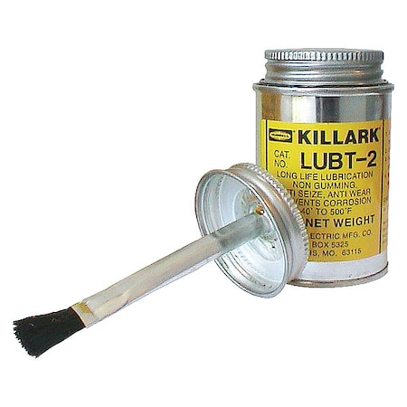 Hubbell Killark LUBT2 - Lubricant, 2 oz, 500 Degrees F Max Op Temp, Gray, LUB Series