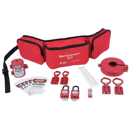 Zing 7135 - Portable Lockout Kit,Electrical Lockout,20