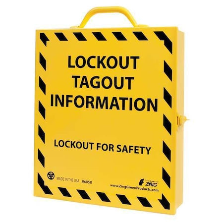 Zing 6058 - Lockout Document Case,Unfilld,Electrical