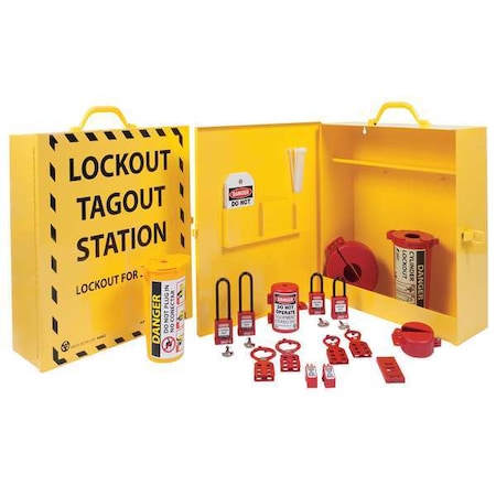 Zing 6062 - Lockout Station,Electrical,18 In H