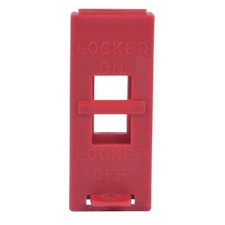 Zing 6064 - Wall Switch Lockout,Red,3/8 In. Dia.