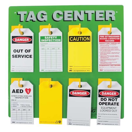 Zing 2670 - Tag Center,Unfilled,15 In H