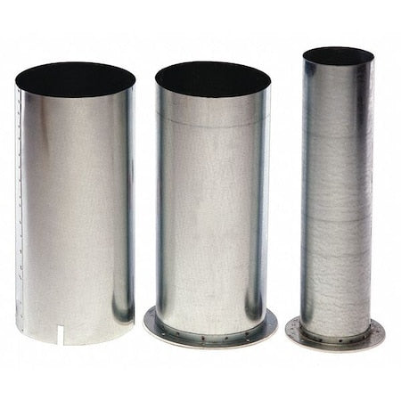 Williams Comfort Products 9304 - Vent Extension,Top,15in L,Glvanizd Steel