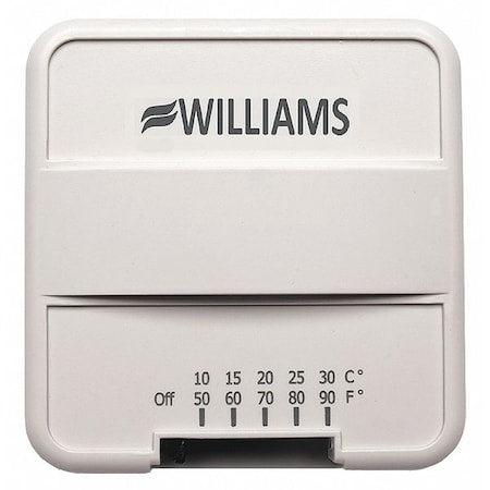 Columbus Electric P322016 - Wall Mount Gas Htr Thermostat,Whte