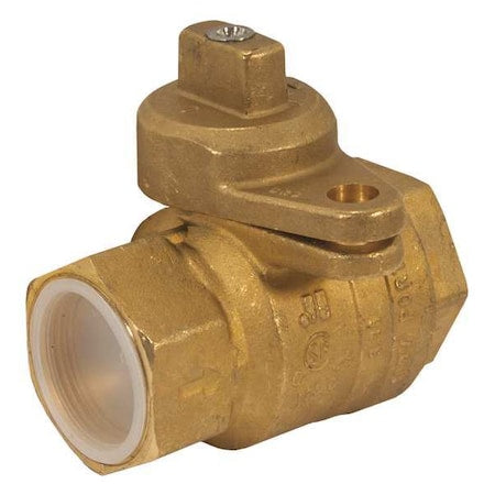 Jomar Valve 240-006B - 1-1/4" FNPT Brass Gas Ball Valve Inline