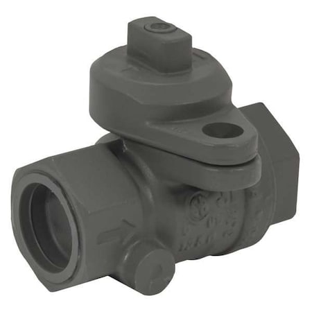 Jomar Valve 240-005P - 1" FNPT Brass Gas Ball Valve Inline