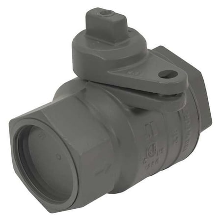Jomar Valve 240-008P - 2" FNPT Brass Gas Ball Valve Inline