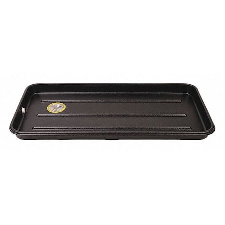 Diversitech 6-1838S - Condensate Drain Pan,Plastic,Black,38 in