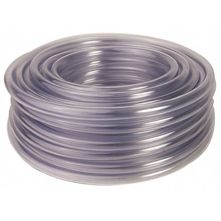 Diversitech 7-38P - Vinyl Tubing,Clr,0.375 In ID,0.495 In OD