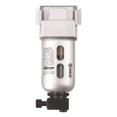 Groz F13913-S - Air Filter,1/4in NPT,28 cfm,145 psi