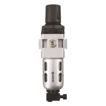 Groz FRC139034-S - Filter/Regulator, 1/8in NPT, 14 cfm, 145 psi