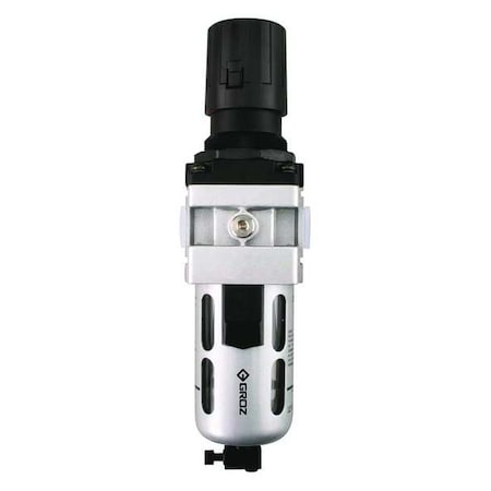 Groz FRC149234-S - Filter/Regulator, 3/8in NPT, 77 cfm, 145 psi