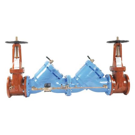 Watts 709DCDA-OSY-GPM - Double Check Detector,709 DCDA,4in,Flanged