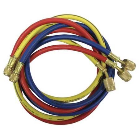 Imperial 905-MRS - Manifold Hose Set,60 In,Red,Yellow,Blue