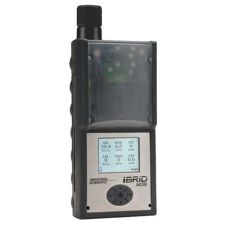Industrial Scientific MX6-K1237211 - Ventis MX4 Multi-Gas Detector, IP64, Audible, Vibrating, Visual, LCD, 36 hr Battery Life