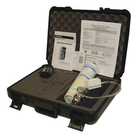 Gfg 1418-022K - Gas Detector, Audible, Vibrating, Visual, LCD, 3,000 hr Battery Life
