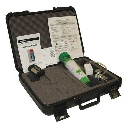Gfg 1418-024K - Gas Detector, Audible, Vibrating, Visual, LCD, 3,000 hr Battery Life