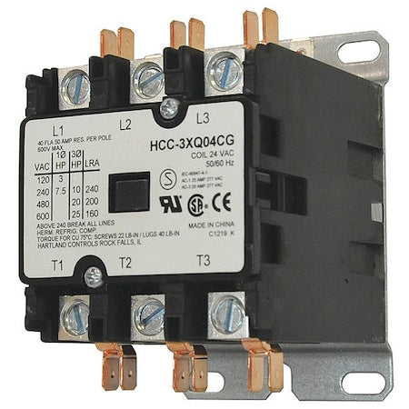Fostoria 58027036 - Contactor 480 V 50 A, 24 V, FES - 15