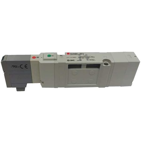 Smc SV3300-6FU - Solenoid Air Con Valve, Five-Way, 72 psi
