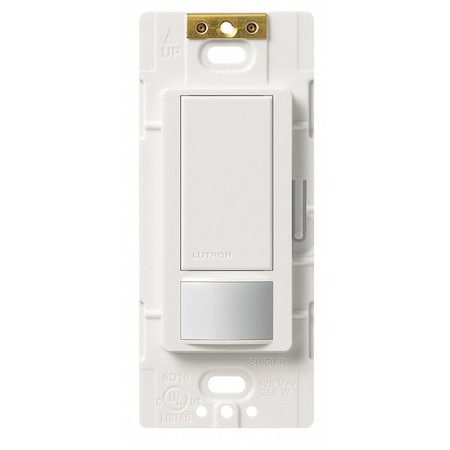 Lutron MS-VPS6M2-DV-WH - Vacancy Sensor,PIR,900 sq ft,White
