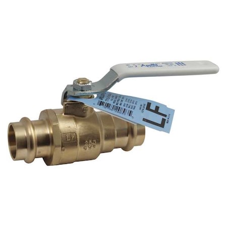 Apollo Valves 77VLF14501 - Manual 2-Way Ball Valve,Press,Brass