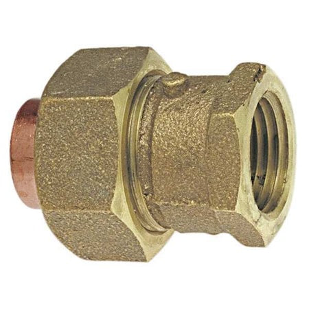 Nibco 7333 3/4 - Union, Bronze, Cup 3/4 in, FNPT 3/4 in