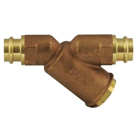 Apollo Valves 59LF004P2PR - Y Strainer, 3/4" Pipe, Press, Lead Free Bronze, 250 psi