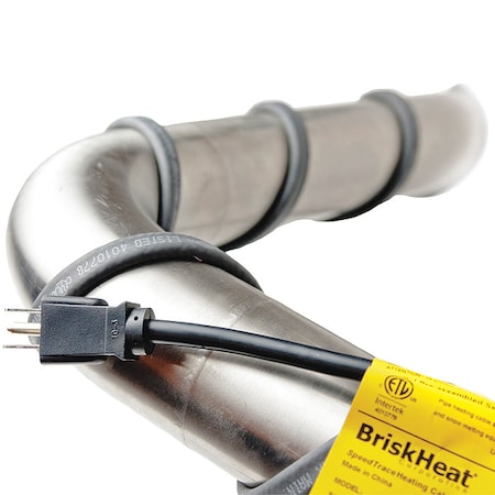 Briskheat FFSL81-18 - Heating Cord, 120 VAC, 18 ft. L, 1.8 A