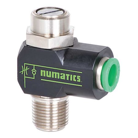 Numatics 3FPRN16 - Swivel,3/8 In NPT,1/2 In Push In,1-9/20 In W