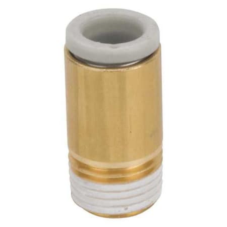 Smc KQ2S06-01AS - Push-Fit Adapter Fitting, Push-to-Connect x MBSPT, 6mm Tube OD, 1/8 in Pipe Size, Plastic