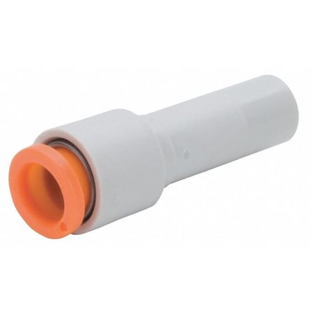 Smc KQ2R07-09A - Push-Fit Adapter Fitting, Push-to-Connect x Push-to-Connect, 1/4 in Tube OD, Plastic