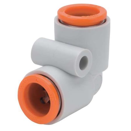 Smc KQ2L10-00A - Push-Fit Elbow Fitting, Push-to-Connect x Push-to-Connect, 10mm Tube OD, Plastic
