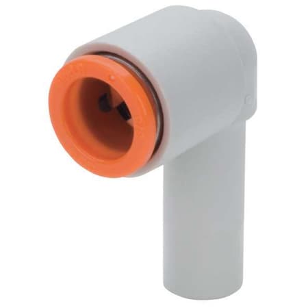 Smc KQ2W12-99A - Push-Fit Elbow Fitting, Push-to-Connect x Push-to-Connect, 12mm Tube OD, Plastic