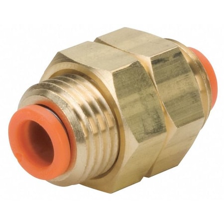 Smc KQ2E08-00A - Push-Fit Union Fitting, Push-to-Connect x Push-to-Connect, 8mm Tube OD, M16 x 1 Pipe Size, Plastic